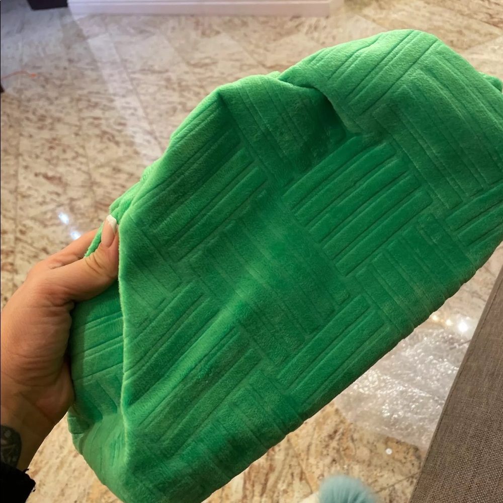 Brand New Green cloth clutch